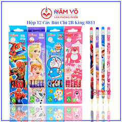 . Bút Chì 2B Hình Dễ Thương SL 8811 (12 Cây/ Hộp; 12 Hộp/Lốc; 20 Lốc/Thùng)