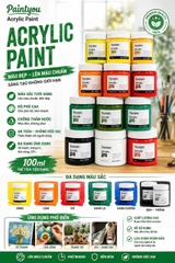 Hủ Màu Nước Acrylic 3D 2504 (6 Hủ/ Lốc (1 Màu); 80 Lốc/ Thùng)