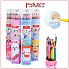 . Lon Bút Chì Màu Kèm Chuốt