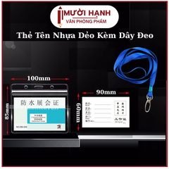 Thẻ Tên NGANG SM-108 (85x100;60x90) (50 Cái/Hộp) (60 Hộp/Thùng)