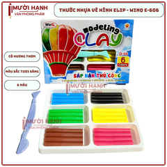 WinQ Đất Nặn Thủ Công 6 Màu D06 (5 Hộp/Lốc; 120 Hộp/ Thùng)