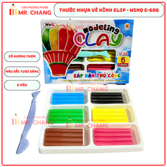 WinQ Đất Nặn Thủ Công 6 Màu D06 (5 Hộp/Lốc; 120 Hộp/ Thùng)