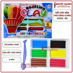 WinQ Đất Nặn Thủ Công 6 Màu D06 (5 Hộp/Lốc; 120 Hộp/ Thùng)