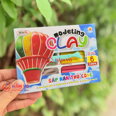 WinQ Đất Nặn Thủ Công 6 Màu D06 (5 Hộp/Lốc; 120 Hộp/ Thùng)