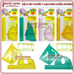 WinQ Thước Bộ T165 (5 Cây/ Bộ; 100 Bộ/ Hộp; 6 Hộp/ Thùng)