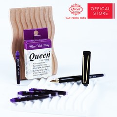 Queen Ống Mực Queen FIC-034 Ống Lớn 34mm (12 Ống/ Hộp; 12 Hộp/ Lốc) (Mực Xanh, Tím)