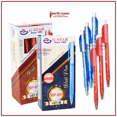 G-Star Bút Bi BP69 (24 Cây/ Hộp; 72 Hộp/Thùng)