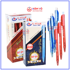 G-Star Bút Bi BP69 (24 Cây/ Hộp; 72 Hộp/Thùng)