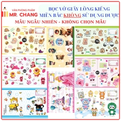 Bìa Bao Tập Kiếng Con Nai Màu và Hình (10 Tờ Cùng Loại/Bịch)