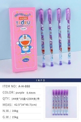 . Bút Gel Mực Nho Doremon TFORU; THORU AH888; GP1888 (12 Cây/Hộp; 12 Hộp/ Lốc; 192 Hộp/Thùng)
