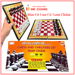 Bàn CỜ VUA AIHAO HỘP NHỰA NAM CHÂM (Có Hộp Giấy Bên Ngoài) 28 x 28 cm (60 Hộp/Thùng) No.002