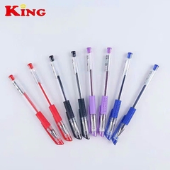 . Bút Gel MINI Đầu To King K009 (Xanh, Tím, Đỏ, Đen) (12 Cây/Hộp; 12 Hộp/Lốc; 20 Lốc/Thùng)