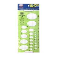 WinQ Thước Vẽ Hình Ellipse E606 (10 Cây/ Hộp; 5 Hộp/ Lốc)