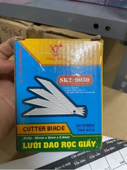 G-Star Lưỡi Dao Rọc Giấy Nhỏ 30 độ SK2 9030 (10 Lưỡi/ Tuýp; 20 Tuýp/ Hộp; 40 Hộp/ Thùng)