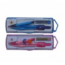 G-Star Compa Bút Chì Gỗ U112 (Xanh, Hồng, Bạc) (12 Bộ/Hộp; 24 Hộp/ Thùng)