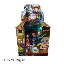 Bài Demon Slayer Mugen Train hộp vuông (32 Bịch/Hộp)