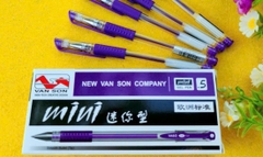 Bút Gel MINI Vân Sơn Đầu Nhỏ VS (Xanh, Tím, Đỏ, Đen) (12 Cây/Hộp; 12 Hộp/ Lốc; 240 Hộp/ Thùng)