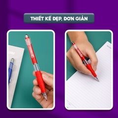 TL - Bút Bi TL047 (Xanh, Đỏ, Đen) (10 Cây/Hộp)