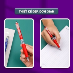 TL - Bút Bi TL047 (Xanh, Đỏ, Đen) (10 Cây/Hộp)
