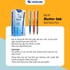 TL - Bút bi TL095 (Xanh, Đỏ, Đen) (20 Cây/Hộp)