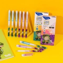 TL-Bút Lông Kim FL04/AK (10 Cây/ Hộp; 6 Hộp/ Thùng) (Xanh, Tím)