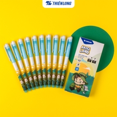 TL-Bút Lông Kim FL04/AK (10 Cây/ Hộp; 6 Hộp/ Thùng) (Xanh, Tím)