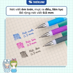 TL - Bút Gel TP-GEL01 (Xanh, Đen, Tím) (20 Cây/Hộp)