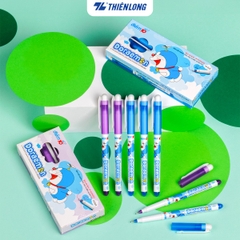 TL - Bút Lông Kim Doreamon FL04/DO (Xanh, Tím, Đỏ, Đen) (10 cây/Hộp)