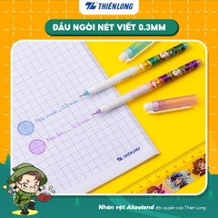 TL-Bút Lông Kim FL04/AK (10 Cây/ Hộp; 6 Hộp/ Thùng) (Xanh, Tím)