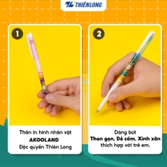 TL-Bút Lông Kim FL04/AK (10 Cây/ Hộp; 6 Hộp/ Thùng) (Xanh, Tím)