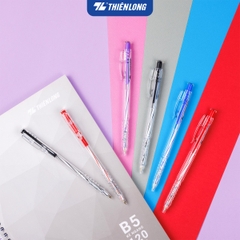 TL - Bút Bi TL027 (Xanh, Tím, Đen, Đỏ) (20 Cây/Hộp)