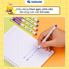 TL - Bút Lông Kim BeeBee FL04 (Xanh, Tím, Đỏ, Đen) (10 Cây/Hộp; 60 Hộp/ Thùng)