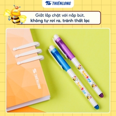 TL - Bút Lông Kim BeeBee FL04 (Xanh, Tím, Đỏ, Đen) (10 Cây/Hộp; 60 Hộp/ Thùng)