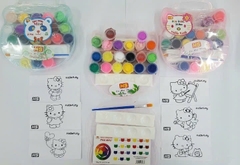 HS Vĩ Màu nước Gấu Misa và Hello kitty - 20 màu MN-22; MN023