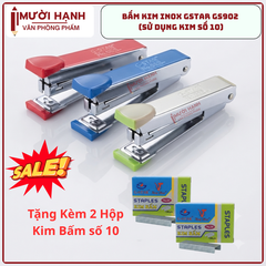 G-Star Bấm Kim Số 10 GS902 (12 Cái/ Hộp; 25 Hộp/ Thùng)