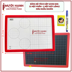Win Q Bảng Bộ Khổ A4 B06 (4 Ô Ly) Bảng Tách Gộp (10 Cái/Lốc, 80 Cái/Thùng)