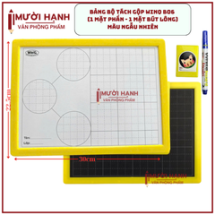 Win Q Bảng Bộ Khổ A4 B06 (4 Ô Ly) Bảng Tách Gộp (10 Cái/Lốc, 80 Cái/Thùng)
