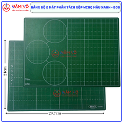 Win Q Bảng Học Sinh B08 (4 Ô Ly) MÀU XANH (10 Cái/Lốc, 100 Cái/Thùng)