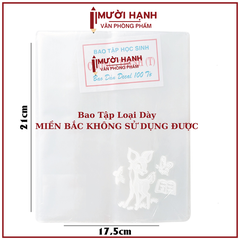 Bìa BAO TẬP Kiếng Trong Có Nai DÀY (10 Tờ/Cuộn; 100 Tờ/Xấp)