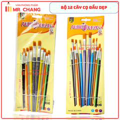 Cọ 12 Cây Nhọn và Dẹp 203 (12 Cây/Vĩ; 500 Vĩ/Thùng)