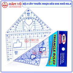 Win Q Thước Dẻo Êke Nhỏ Số 5 No5 (2 Cây/Bịch ; 50 Bịch/Hộp)