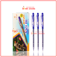 G-Star Bút Bi Bấm Ấn Độ Vỏ Trong (Xanh, Đỏ) 4A (24 Cây/ Hộp; 72 Hộp/Thùng)