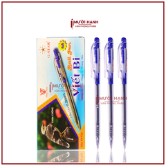 G-Star Bút Bi Bấm Ấn Độ Vỏ Trong (Xanh, Đỏ) 4A (24 Cây/ Hộp; 72 Hộp/Thùng)