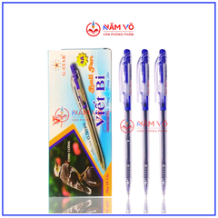 G-Star Bút Bi Bấm Ấn Độ Vỏ Trong (Xanh, Đỏ) 4A (24 Cây/ Hộp; 72 Hộp/Thùng)