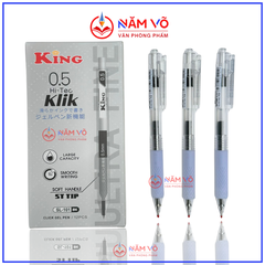 Bút Bi Bấm King Hi-Tec Klik SL-101 (12 Cây/ Hộp; 12 Hộp/ Lốc; 12 Lốc/ Thùng)
