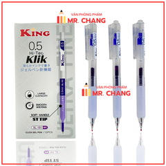 Bút Bi Bấm King Hi-Tec Klik SL-101 (12 Cây/ Hộp; 12 Hộp/ Lốc; 12 Lốc/ Thùng)