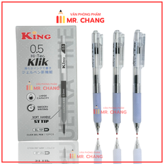 Bút Bi Bấm King Hi-Tec Klik SL-101 (12 Cây/ Hộp; 12 Hộp/ Lốc; 12 Lốc/ Thùng)