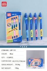 Bút bi dầu Lex LP-731; 734 (12 Cây/ Hộp; 12 Hộp/ Lốc; 144 Hộp/ Thùng)