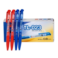 TL - Bút Bi TL023 (Xanh, Tím, Đỏ, Đen) (20 Cây/Hộp)