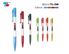 TL - Bút Bi TL08 0,8mm (Xanh, Đỏ, Đen) (20 Cây/Hộp)